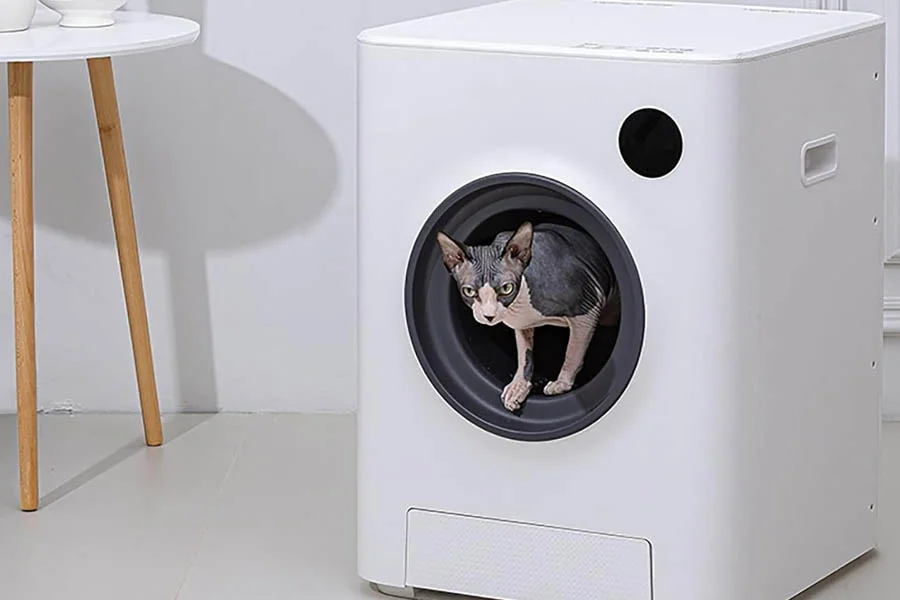 spinning litter box